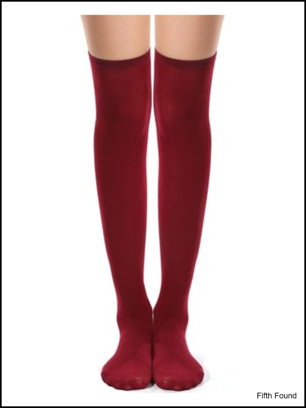 Thigh High Costume Socks Combed Cotton Nylon Over Knee Stockings